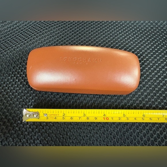 Longchamp Chocolate Brown Eyewear Case - Unisex - Picture 5 of 9